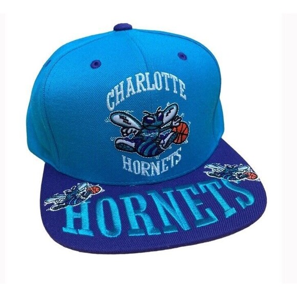 Mitchell & Ness Other - Charlotte Hornets Hat Cap Snapback Teal Wool NBA Mitchell & Ness NEW RARE